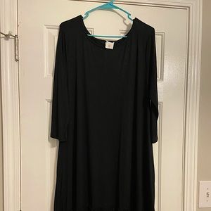 •NWT Black Boutique dress with ruffles•